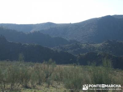 Panorámica ascendiendo- Senda Genaro GR300 - gente viajera; alta montaña; viajes navidad